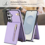 Solidenz Fashion Portemonnee hoesje met koord Samsung Galaxy S26 – Violet - 4