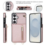 Solidenz Fashion Portemonnee hoesje met koord Samsung Galaxy S26 – Roségoud - 3