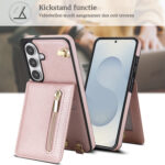 Solidenz Fashion Portemonnee hoesje met koord Samsung Galaxy S26 – Roségoud - 4