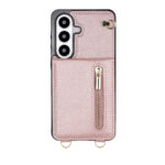 Solidenz Fashion Portemonnee hoesje met koord Samsung Galaxy S26 – Roségoud - 6
