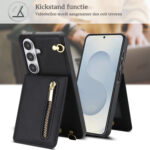 Solidenz Fashion Portemonnee hoesje met koord Samsung Galaxy S26 Plus – Zwart - 4