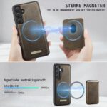 Solidenz MagSafe Wallet Backcover voor Samsung Galaxy S26 Plus – Bruin - 6