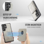 Solidenz MagSafe Wallet Backcover voor Samsung Galaxy S26 Ultra – Beige - 6