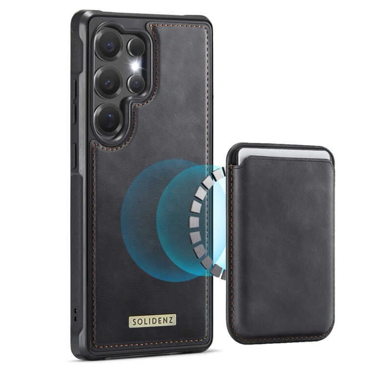 Solidenz MagSafe Wallet Backcover voor Samsung Galaxy S26 Ultra - Zwart