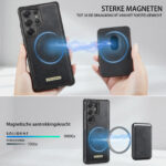 Solidenz MagSafe Wallet Backcover voor Samsung Galaxy S26 Ultra – Zwart - 5