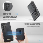 Solidenz MagSafe Wallet Backcover voor Samsung Galaxy S26 Ultra – Zwart - 6