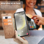 Solidenz Urban Book Samsung Galaxy S26 Ultra hoesje – Bruin - 7