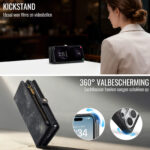 Solidenz Urban Wallet Samsung Galaxy S26 Ultra hoesje – Zwart - 7