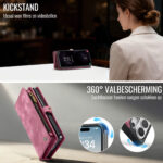 Solidenz Urban Wallet Samsung Galaxy S26 Ultra hoesje – Rood - 9