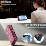 Solidenz Urban Wallet Samsung Galaxy S26 Plus hoesje – Rood - 8