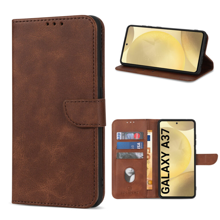 Solidenz bookcase Samsung Galaxy A37 - Bruin
