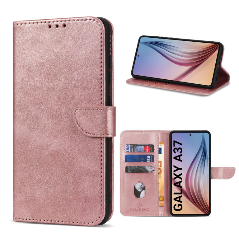 Solidenz bookcase Samsung Galaxy A37 - Roségoud