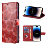 Solidenz bookcase iPhone 15 - Romantische klaproos