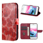 Solidenz bookcase iPhone SE (2022 / 2020) - iPhone 8 en iPhone 7 - Romantische klaproos