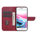 Solidenz bookcase iPhone SE (2022 / 2020)  – iPhone 8 en iPhone 7 – Romantische klaproos - 3