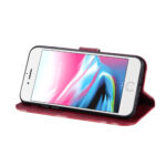 Solidenz bookcase iPhone SE (2022 / 2020)  – iPhone 8 en iPhone 7 – Romantische klaproos - 4