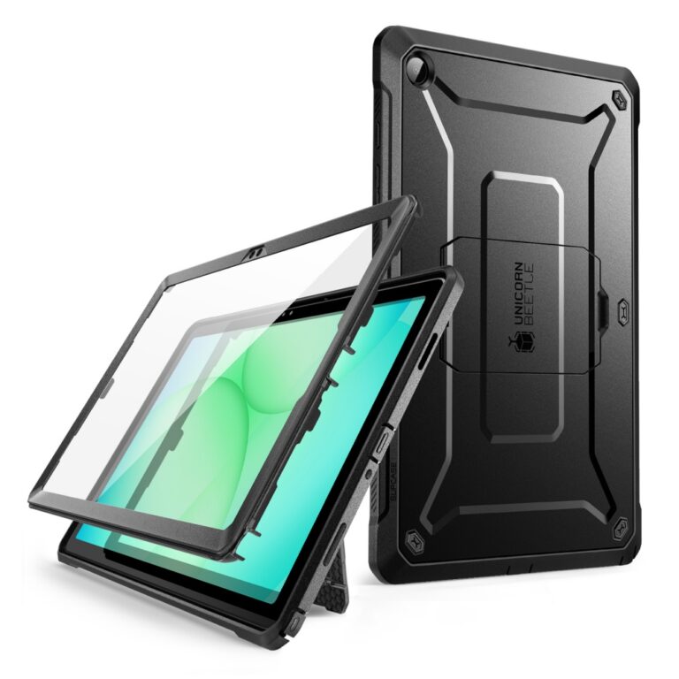 Supcase Fullcover hoes geschikt voor Samsung Tab A11 Plus - 11 inch - Zwart
