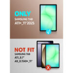 Supcase Fullcover hoes geschikt voor Samsung Tab A11 Plus – 11 inch – Zwart - 7