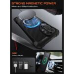 Supcase UB Grip hoesje Samsung Galaxy S26 Ultra met MagSafe - Aramid Zwart - afbeelding 5