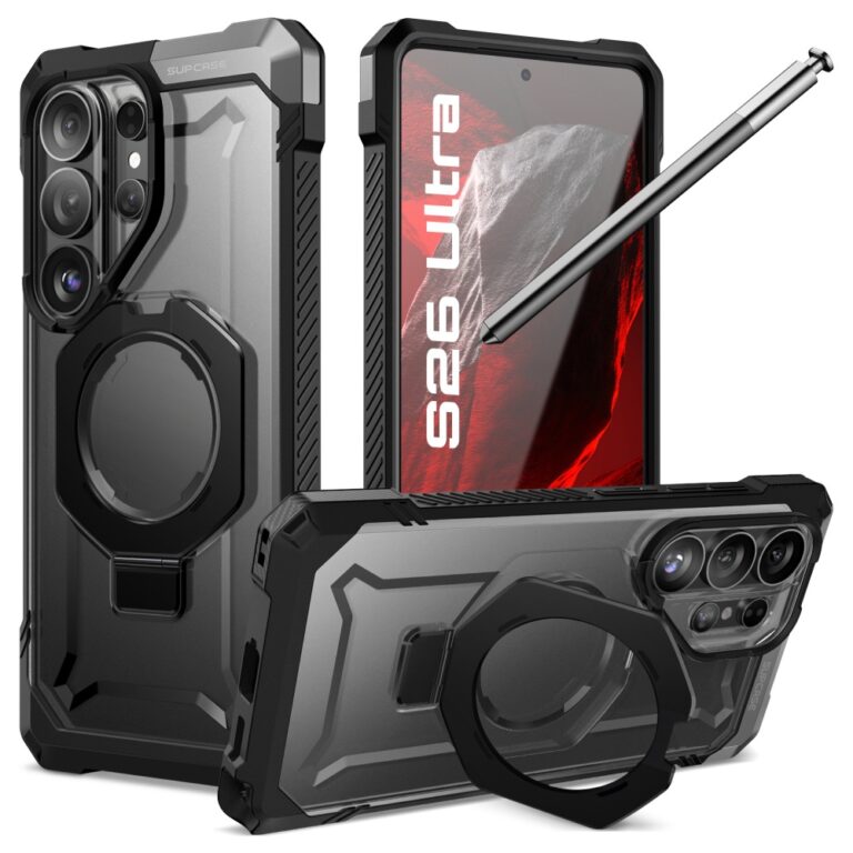 Supcase UB Grip hoesje Samsung Galaxy S26 Ultra met MagSafe - Zwart
