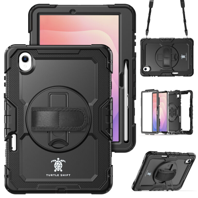 Turtle Shift Extreme Protection 360 Backcase Hoes Tab S11 - 11 inch - Zwart
