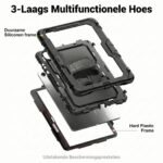 Turtle Shift Extreme Protection 360 Backcase Hoes Tab S11 – 11 inch – Zwart - 1