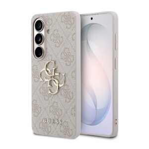 Guess 4G Metal Logo Samsung Galaxy S26 Plus - Roze