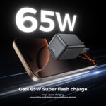 Joyroom GaN USB-C snellader 65W met Power Delivery en PPS – Zwart - 5