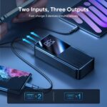 Joyroom Star Series powerbank 30.000 mAh met 22,5W snelladen (USB-C + 2x USB-A) en LED display – Zwart - 2