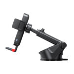 Joyroom Telefoonhouder met draadloze oplader (dashboard) – zwart - 2