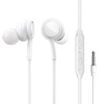 Joyroom bedrade in-ear oordopjes met microfoon en 3,5mm jack – HiFi geluid – Wit Main Image