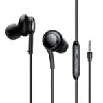Joyroom bedrade in-ear oordopjes met microfoon en 3,5mm jack – HiFi geluid – Zwart Main Image