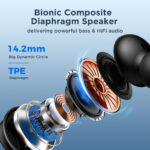 Joyroom bedrade in-ear oordopjes met microfoon en 3,5mm jack – HiFi geluid – Zwart - 6