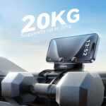 Joyroom dashboard telefoonhouder Auto met auto-lock klem en nanogel voet – 360° draaibaar – Zwart - 4