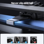 Joyroom magnetische Telefoonhouder Auto met 15W draadloze oplader voor ventilatierooster – Zwart - 2