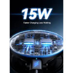 Joyroom magnetische draadloze Telefoonhouder Auto met 15W Qi-oplader (dashboard) – Zwart - 5