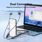 Joyroom neckband draadloze oordopjes met Bluetooth 5.4 en lage latency (60ms) – Zwart - 3