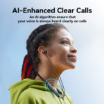 Joyroom neckband draadloze oordopjes met Bluetooth 5.4 en lage latency (60ms) – Zwart - 4