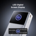 Joyroom powerbank 10.000 mAh met ingebouwde oprolbare USB-C kabel en 22,5W snelladen – Wit - 5