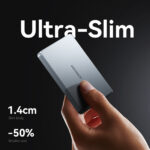 Joyroom ultradunne magnetische powerbank 10.000 mAh met 15W draadloos laden en 20W PD snelladen – Grijs - 9