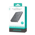 Joyroom ultradunne magnetische powerbank 10.000 mAh met 15W draadloos laden en 20W PD snelladen – Grijs - 13