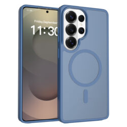 Solidenz FrostMag Samsung Galaxy S26 Ultra hoesje - Donkerblauw