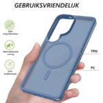 Solidenz FrostMag Samsung Galaxy S26 Ultra hoesje – Donkerblauw - 1