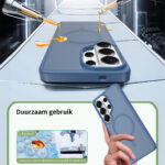 Solidenz FrostMag Samsung Galaxy S26 Ultra hoesje – Donkerblauw - 4