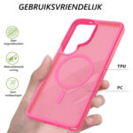 Solidenz FrostMag Samsung Galaxy S26 Ultra hoesje – Fel Roze - 1