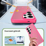 Solidenz FrostMag Samsung Galaxy S26 Ultra hoesje – Fel Roze - 3