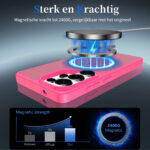 Solidenz FrostMag Samsung Galaxy S26 Ultra hoesje – Fel Roze - 4