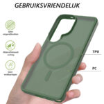 Solidenz FrostMag Samsung Galaxy S26 Ultra hoesje – Groen - 1