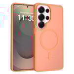 Solidenz FrostMag Samsung Galaxy S26 Ultra hoesje - Oranje