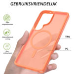 Solidenz FrostMag Samsung Galaxy S26 Ultra hoesje – Oranje - 1